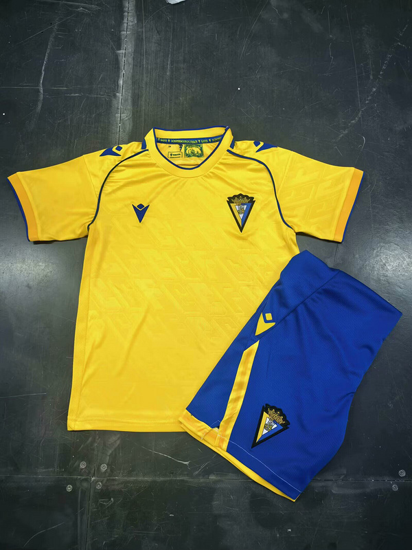 Kids-Cadiz 25/26 Home Soccer Jersey